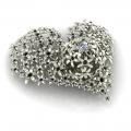 Hyacinth heart pendant