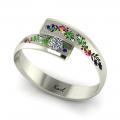 Color Engagement Ring