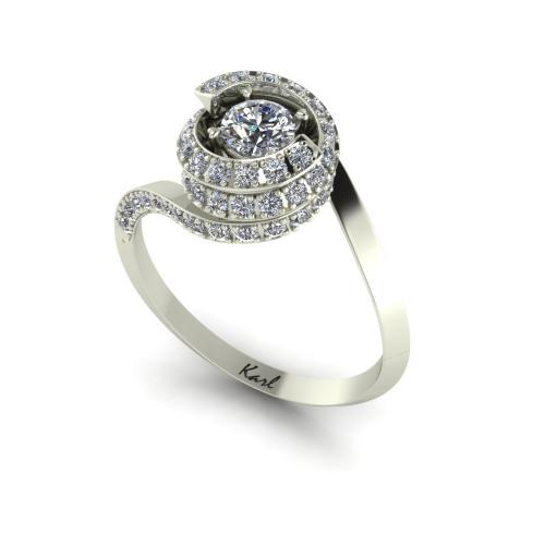 Brilliant diamond ring