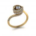 Brilliant diamond ring